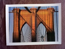 Brooklyn Bridge Towers * Nowy Jork * Pocztówka * Kupiona w USA