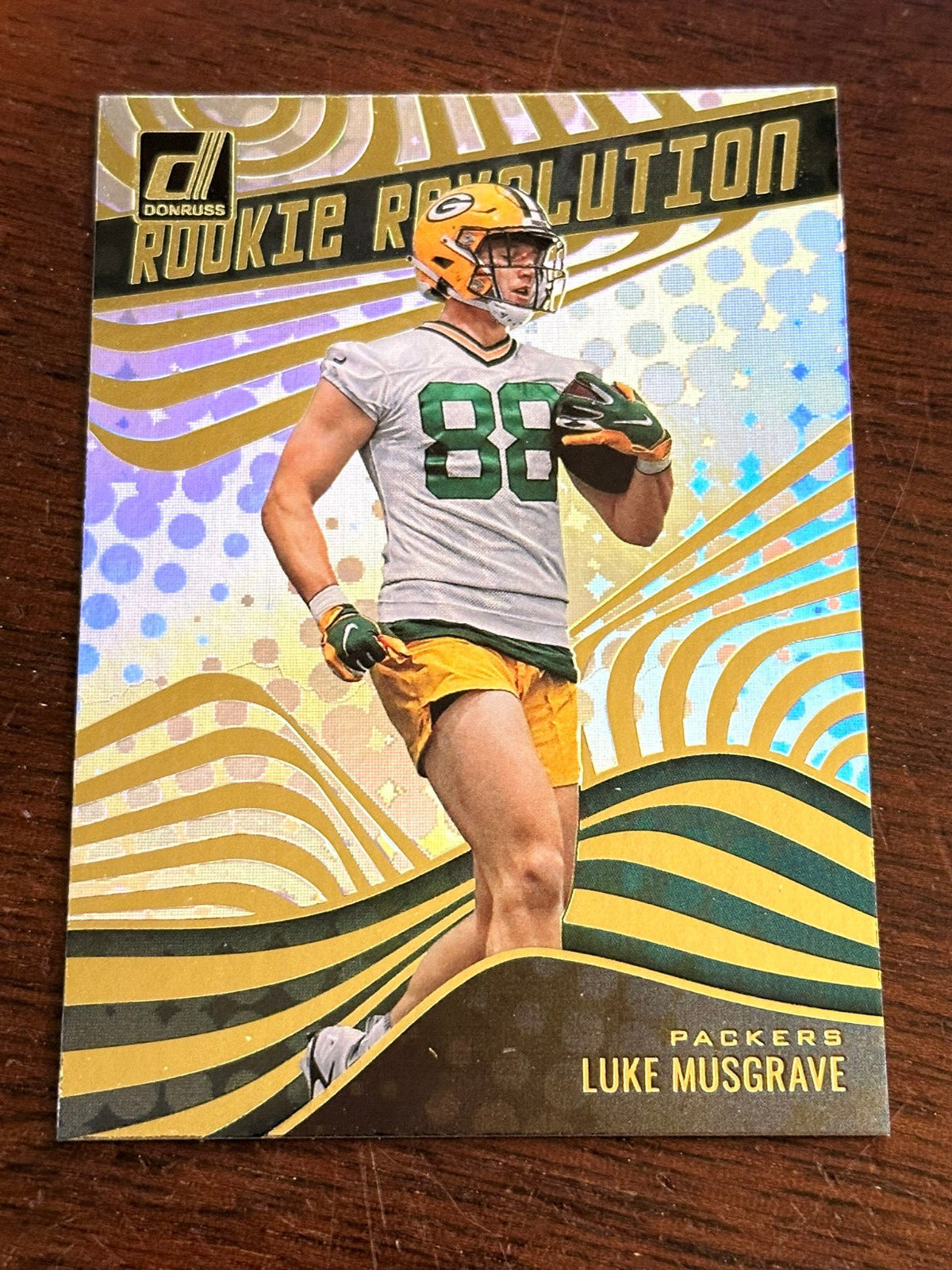 2023 Panini Donruss Rookie Revolution Luke Musgrave Green Bay Packers RR-32