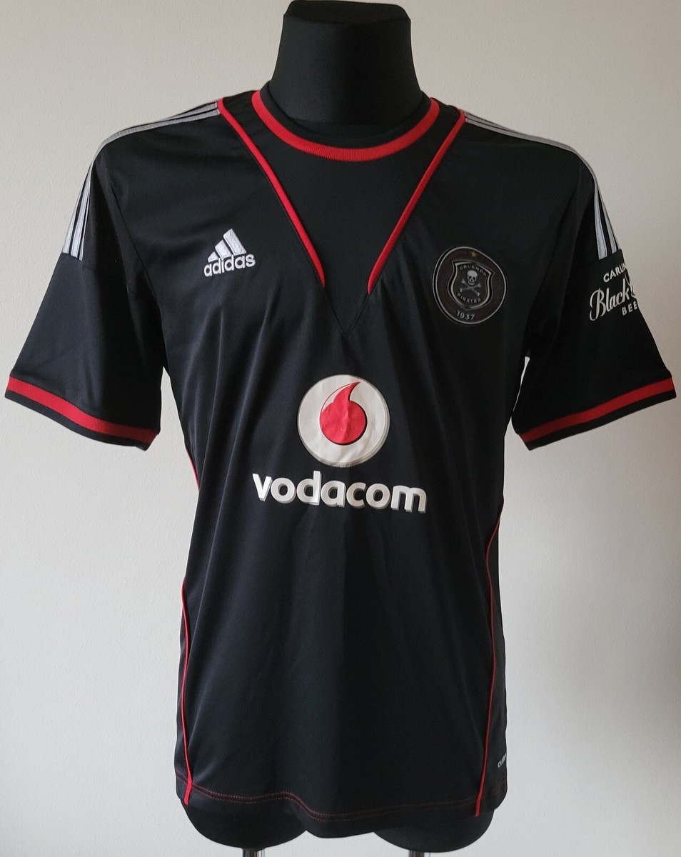 2013-14 アディダス オーランド パイレーツ サッカー シャツ　激レア Orlando Pirates 2013 - 2014 Home football Adidad shirt size Large