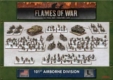 Flames of War USAB16 101st Airborne (Winter) Set with Infantry, Vehicles & More