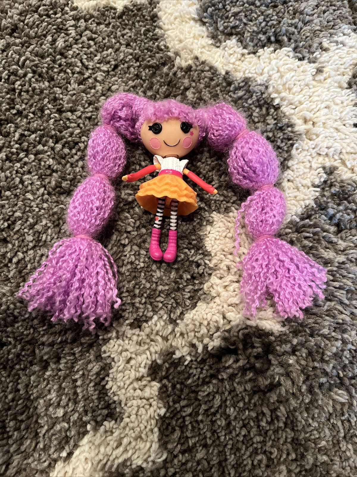 Mini Lalaloopsy Doll Peanut Big Top Loopy Hair Yarn MGA eBay