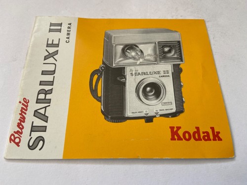 Mode D'emploi Photo Cinema Kodak Modele Starluxe Ii Camera Brownie