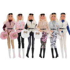 Multi-Color Winter Vest Coat Clothes For 11.5in. Doll Outfit Sweater Pants Boots