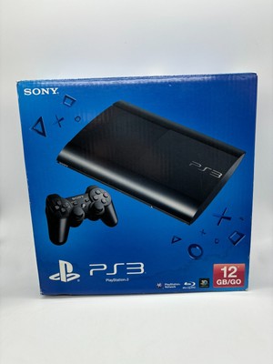 Sony PS3 Playstation 3 Slim Konsole 12GB in schwarz mit einem Controller in OVP
