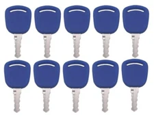 (10) 14601 Keys For Case IH Ford New Holland Tractor Models 5640 6640 7740 7840