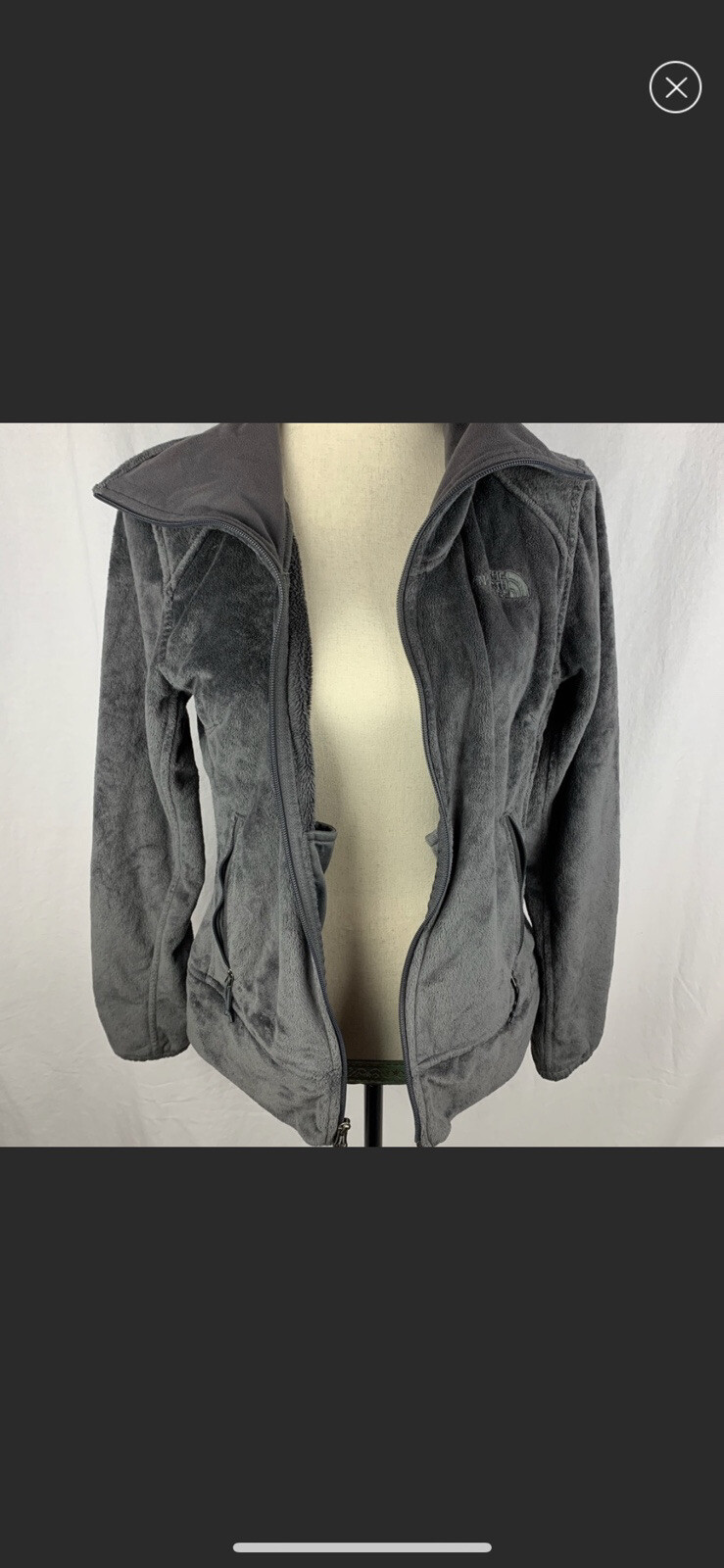 northface gray jacket - image 1