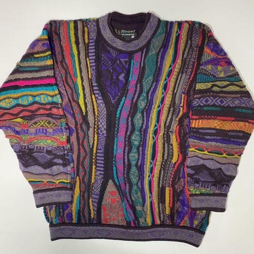 COOGI 3D Knit Sweater Purple Native 