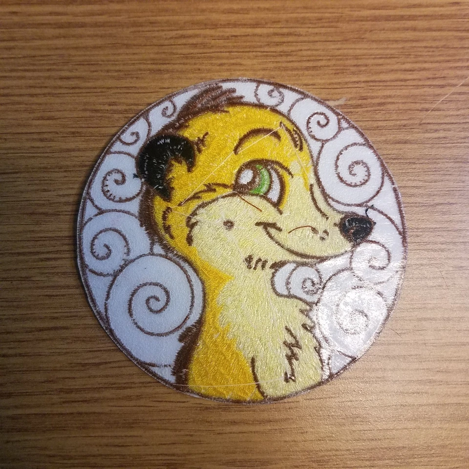 The Lion King Timon Circle Patch 4 inches wide - Image 3 of 3