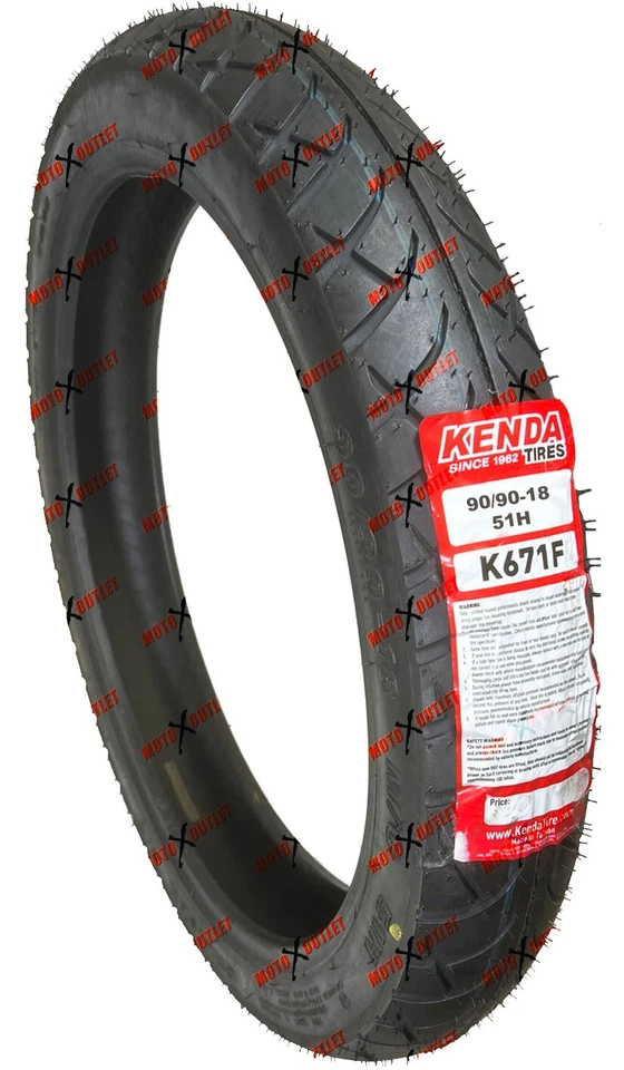 Kenda K671 90/90-18 130/90-15 Front Rear Tires Motorcycle Honda Rebel 250 - Image 2 of 4