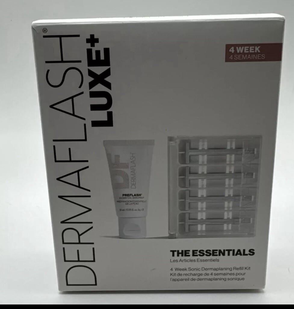 DERMAFLASH LUXE+ THE ESSENTIALS 4 Week Refill Blades/Edges & Preflash