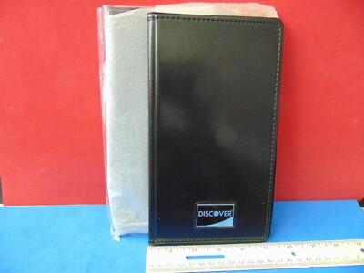 Lot of 2 New Discover Guest Check Credit Card Receipt Folder Holder 5 x 9''