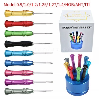 Dental Implant Screw Driver Kit 9pcs Abutment Prosthetic Drivers Set Tools