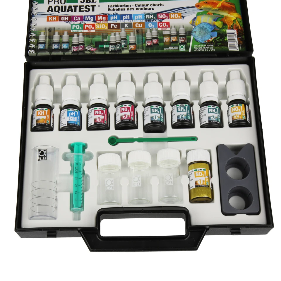 JBL COMBISET TEST Plus NH 4 NH 3 Wassertest Koffer Koi Teich Aquarium Fisch SET - Bild 3 von 4