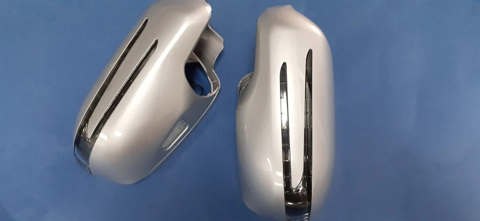 2 FUNDAS FLECHAS LED PLATEADAS PARA MERCEDES BENZ R171 CLASE SLK 2005-2008 Foto 4 de 4