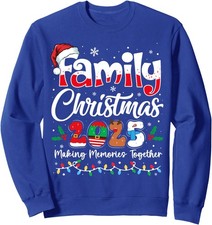 Family Christmas Matching Outfit Xmas Squad Unisex Crewneck Sweatshirt