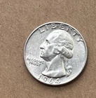 1964-D Washington Silver Quarter - 90% Silver - Circulated  (#Q24)