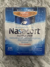 Nasacort Allergy 24HR Non-Drowsy Nasal Spray 240 Sprays_NEW DMGD FREE SHIP 07/27