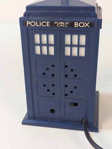 Dr Who BBC Police Call Box Tardis Wired USB hub lights up - SEE VIDEO free ship