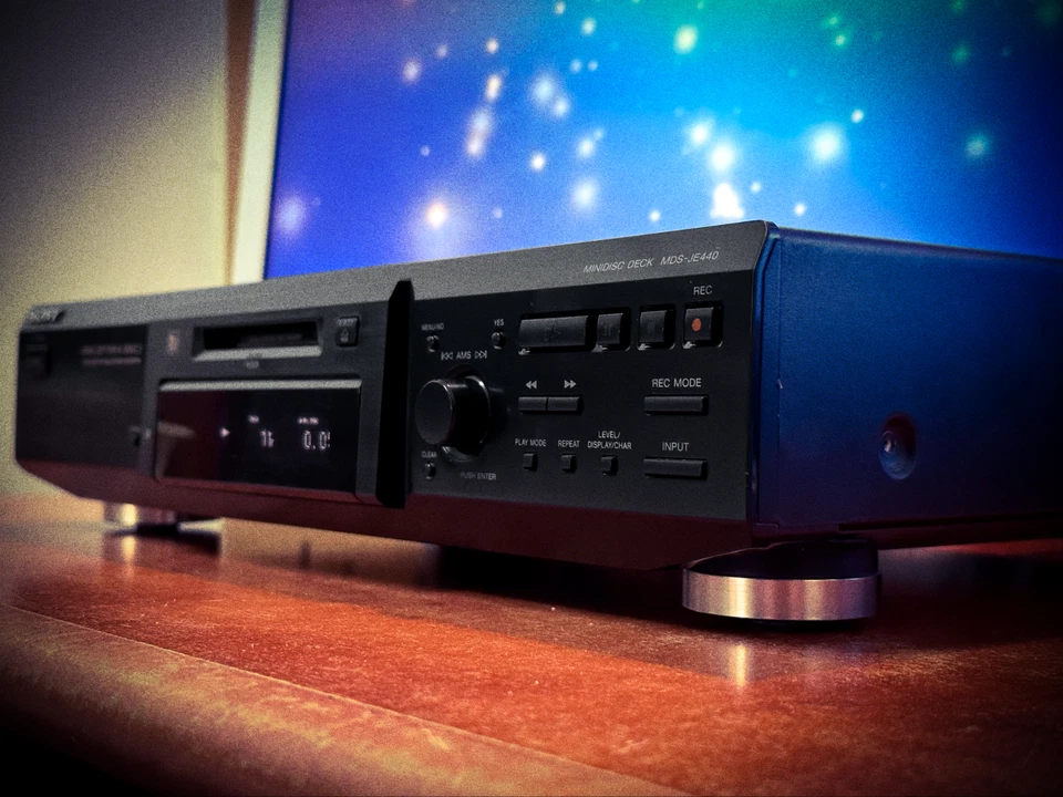 SONY MDS-JE440 🌈RaRe🌈 Mini-Disc Player Recorder Deck - image 3 of 4