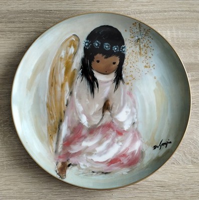 Ted DeGrazia A Little Prayer Christmas Angel 1981 Teller 5523/10000 Fine China
