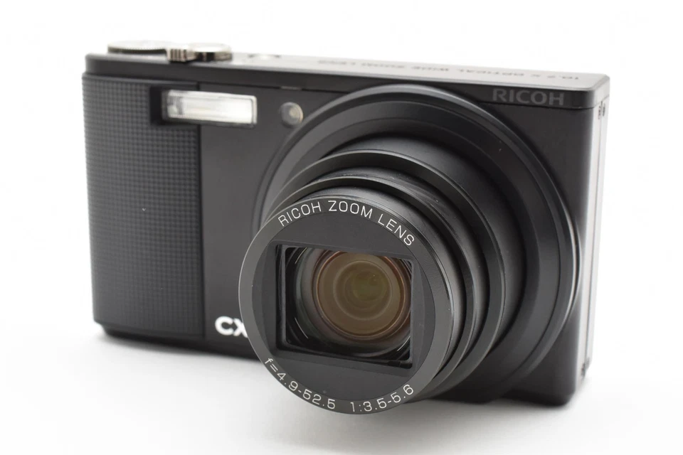 🌸[CASI COMO NUEVA+++] Cámara digital Ricoh CX3 10MP negra zoom 10,7x de Japón Foto 4 de 4
