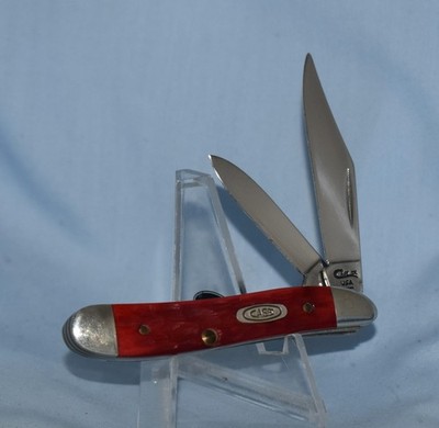 RARE VINTAGE CASE XX REDBONE PEANUT KNIFE 5 DOT 1995 6220 ''NEAR MINT!!''