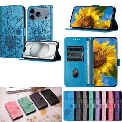 Fr iPhone 17 E 16 15 Pro Max 14 13+ Pattern Case Leather Wallet Card Flip Cover
