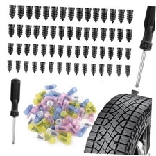 2026 Upgraded 60PCS Screw in Tire Plugs,Self-Service Tire Plugs Kit with