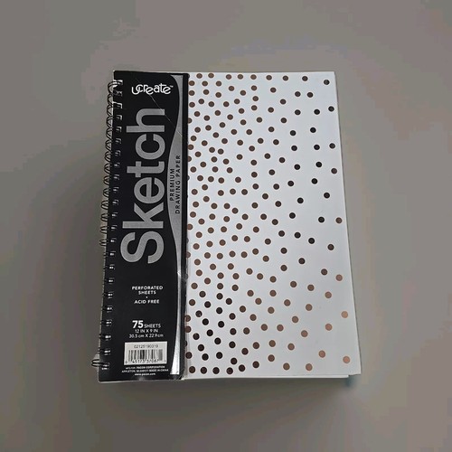 UCreate Sketch Pad; 75 Perforated Sheets; 12 in x 9 in; Acid Free; NEW - Picture 1 of 3