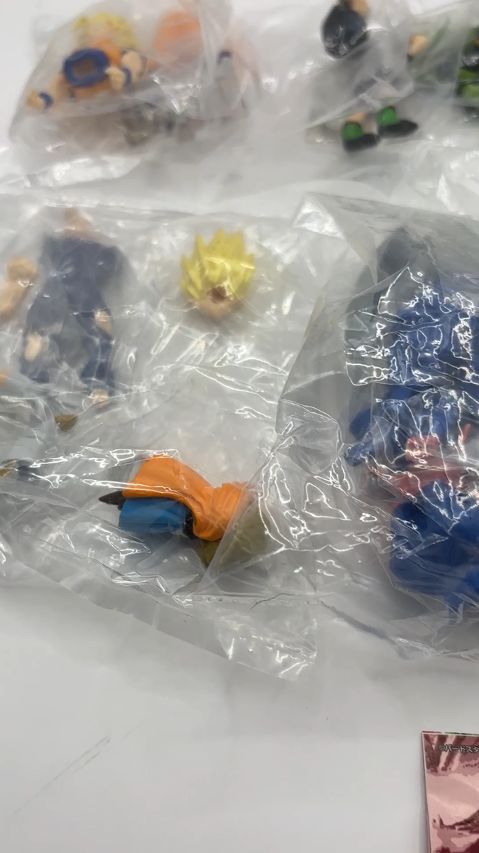 2005 HG 06 Vintage Unopened Dragon Ball Z Set of 7 Gashapon Bandai