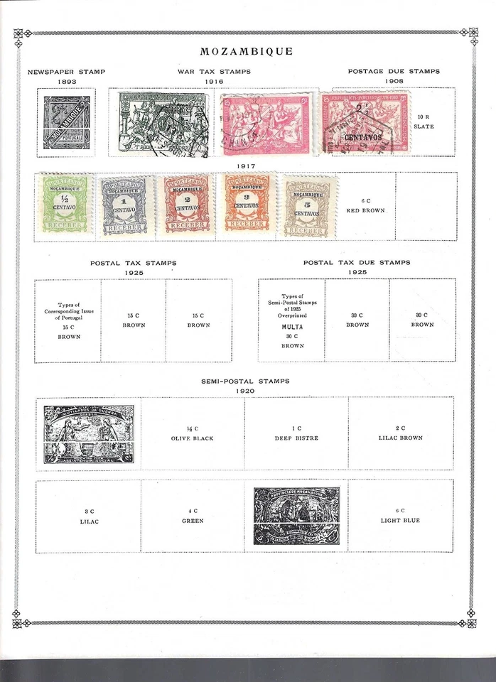 Kenr2: Natal Mozambique & Moz Co. from 18 Vol Scott International Collection - Image 4 of 4