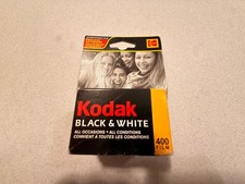kodak black and white film 35mm 400 ISO, 24 exposures