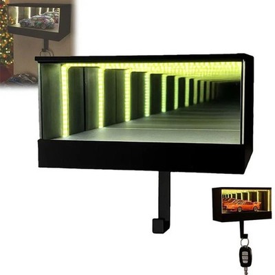 Infinity Garage Schlüsselanhänger Aufhänger Auto Garage Schlüsselhalter Organizer mit LED Licht