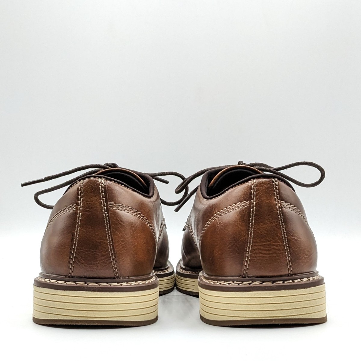 Steve Madden Priam, Scarpe Oxford Uomo In Pelle, Chiusura Con Lacci, Fodera Sintetica E Tessuto, Suola In Gomma - 3