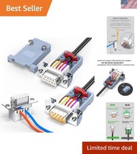 Durable Compact DB9 Male Female Connectors for Universal Device Compatibility