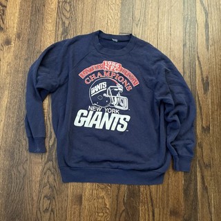 Felpa Vintage New York Giants 1986 NFC Champions Football Lawrence Taylor