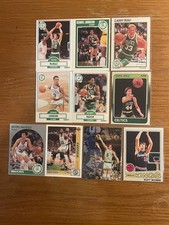 Boston Celtics 1985-1986 NBA Champions Team Lot (10) Bird DJ Parish McHale Ainge