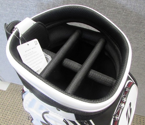 Bridgestone Golf Tour Staff Bag (White/Black/Red) - Picture 7 of 7