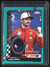 2025 Topps Chrome Formula 1 F1 Charles Leclerc Teal Refractor 159/299 #118