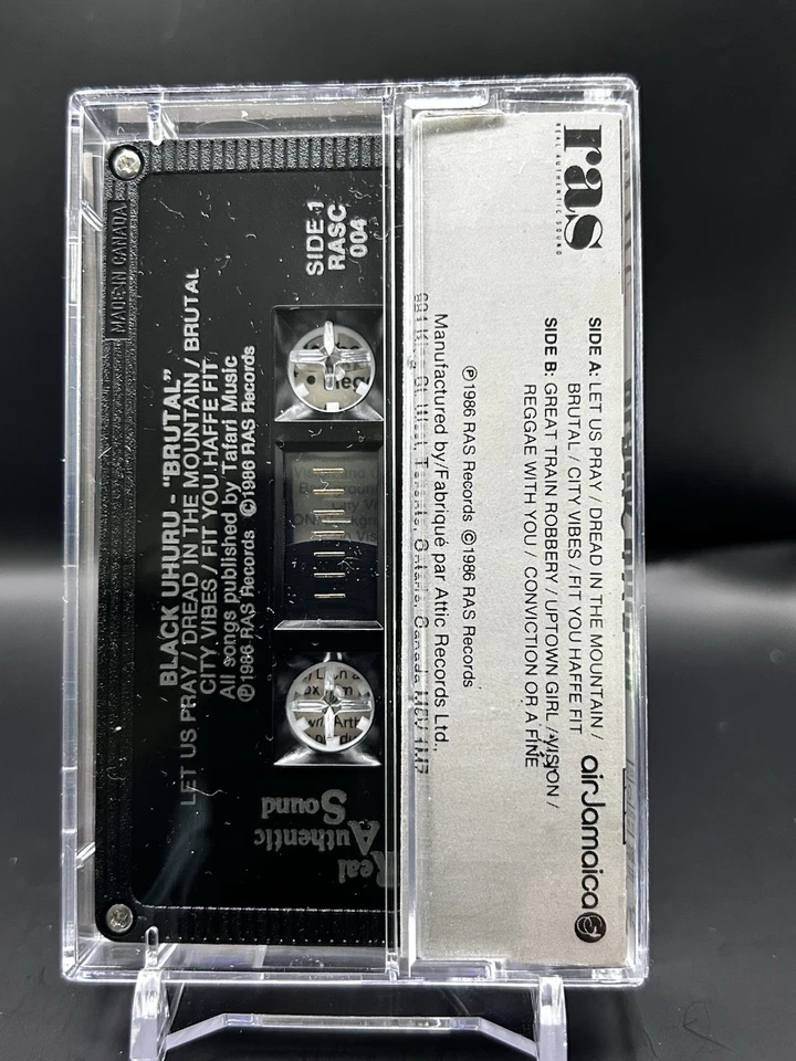 Black Uhuru – Brutal / cassette/RAS Records/Sly Dunbar, Robbie Shakespeare - Image 2 of 4
