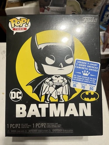 Funko Pop! Tees Batman 80 years dc comics collectible NEW XL SHIRT sealed