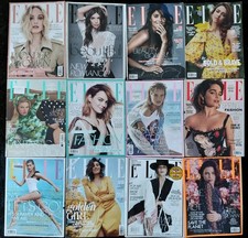 12 Elle Australia/UK 2016-19 magazines – Jessica Alba, Emilia Clarke, Emma Stone