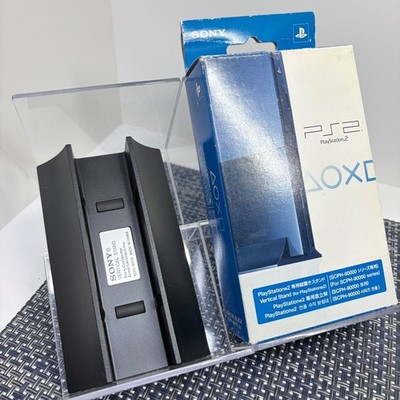 Sony Playstation2 Slim Schwarz Vertikaler Ständer SCPH-90110 Box PS2...
