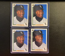 4 count lot 1991 Upper Deck High # Bo Jackson Cards #744 1st White Sox card