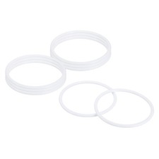 8 Pieces For Dream Catcher Rings, 4.3 " White Plastic Macram Garland