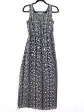 Madewell Sleeveless Lace Print Maxi Dress Scoopneck Size 2