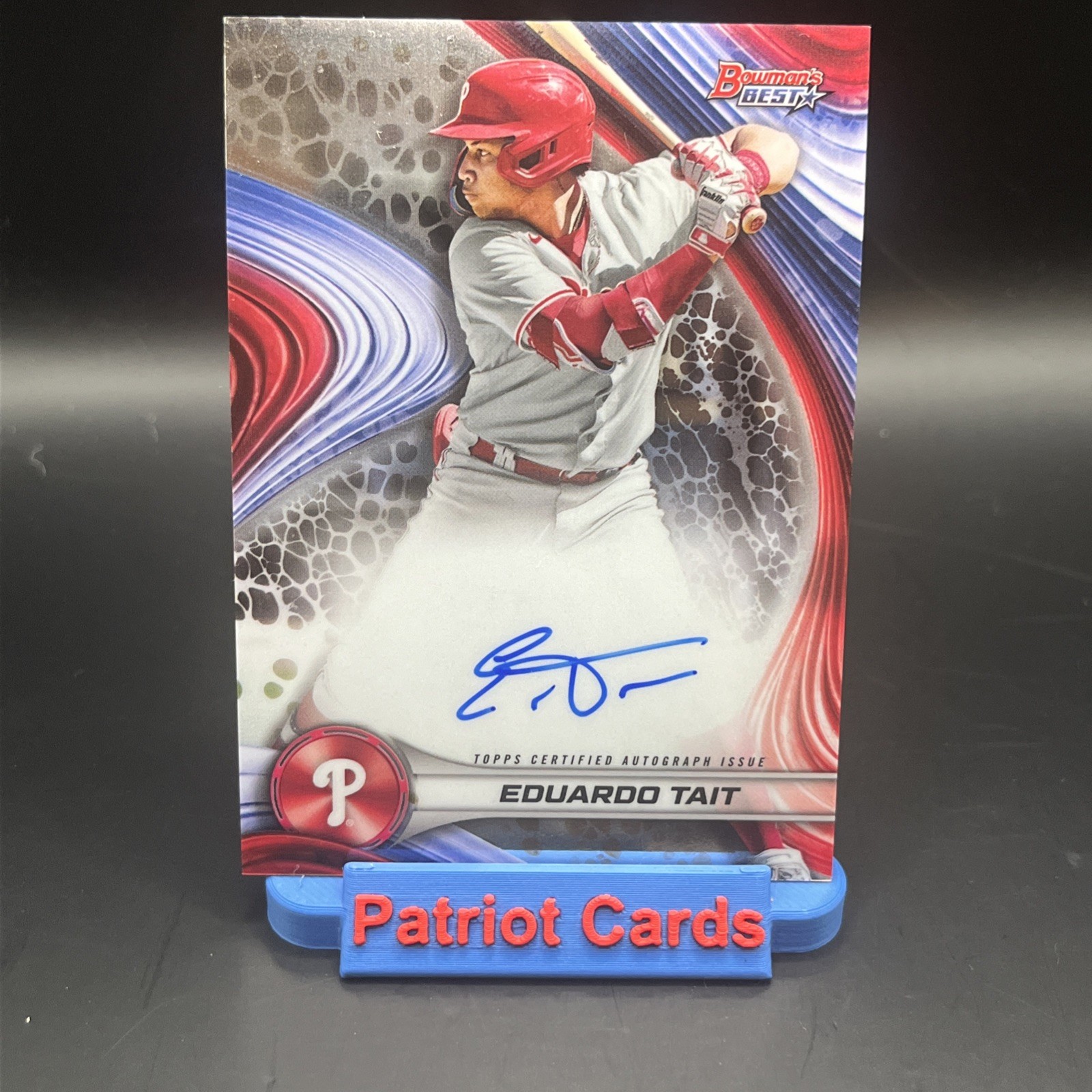 2024 Bowman's Best - Best of 2024 Autographs Eduardo Tait #B24-ET (AU, RC)