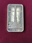 First National Bank of Chicago - Water Tower 1 oz .999 Silver Bar SN 004661