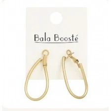 Bala Boosté Women's Gold Tone Teardrop & Triangle Hoop Earrings Set