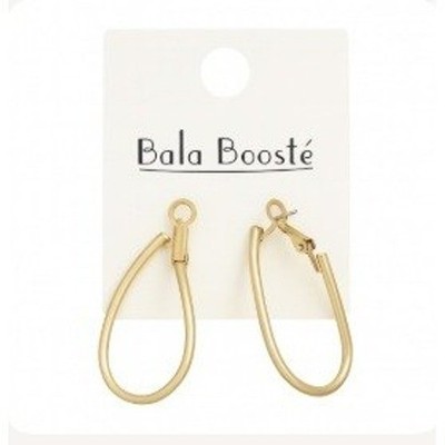 Bala Boosté Women's Gold Tone Teardrop & Triangle Hoop Earrings Set